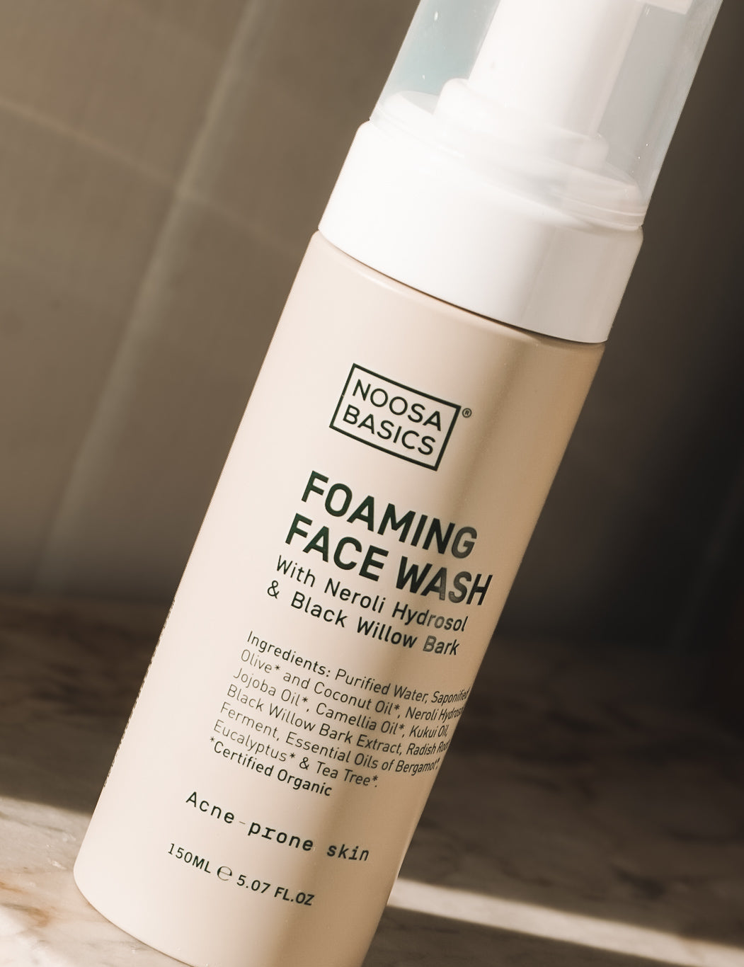 Noosa Basics Foaming Face Wash - Acne Prone Skin 150ml lifestyle image
