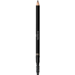 The Dr Hauschka Eyebrow Definer 1.05g, a black natural brow pencil with a pointed tip and spoolie brush, is shown against a white background.