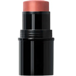 Dr Hauschka Lip to Cheek Tint - Apricot 6.1g: A black makeup stick with a creamy apricot tip, ideal for a natural look that enhances both lips and cheeks.