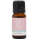 The 10ml ECO. Modern Essentials Little Pick Me Up Essential Oil Blend comes in a small amber glass bottle with a black cap, featuring a pink and blue label—ideal for a natural, uplifting aroma in your family diffuser.