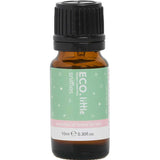 A small amber bottle with a black cap labeled ECO. Modern Essentials Little Sniffles Essential Oil Blend 10ml. The green label has white stars and pink accents. This natural oil blend is perfect for kids’ steam inhalation.