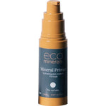 A 32ml bottle of Eco Minerals Mineral Primer for Normal Skin with pump dispenser. This hydrating, vegan, palm oil free makeup primer helps reduce redness.