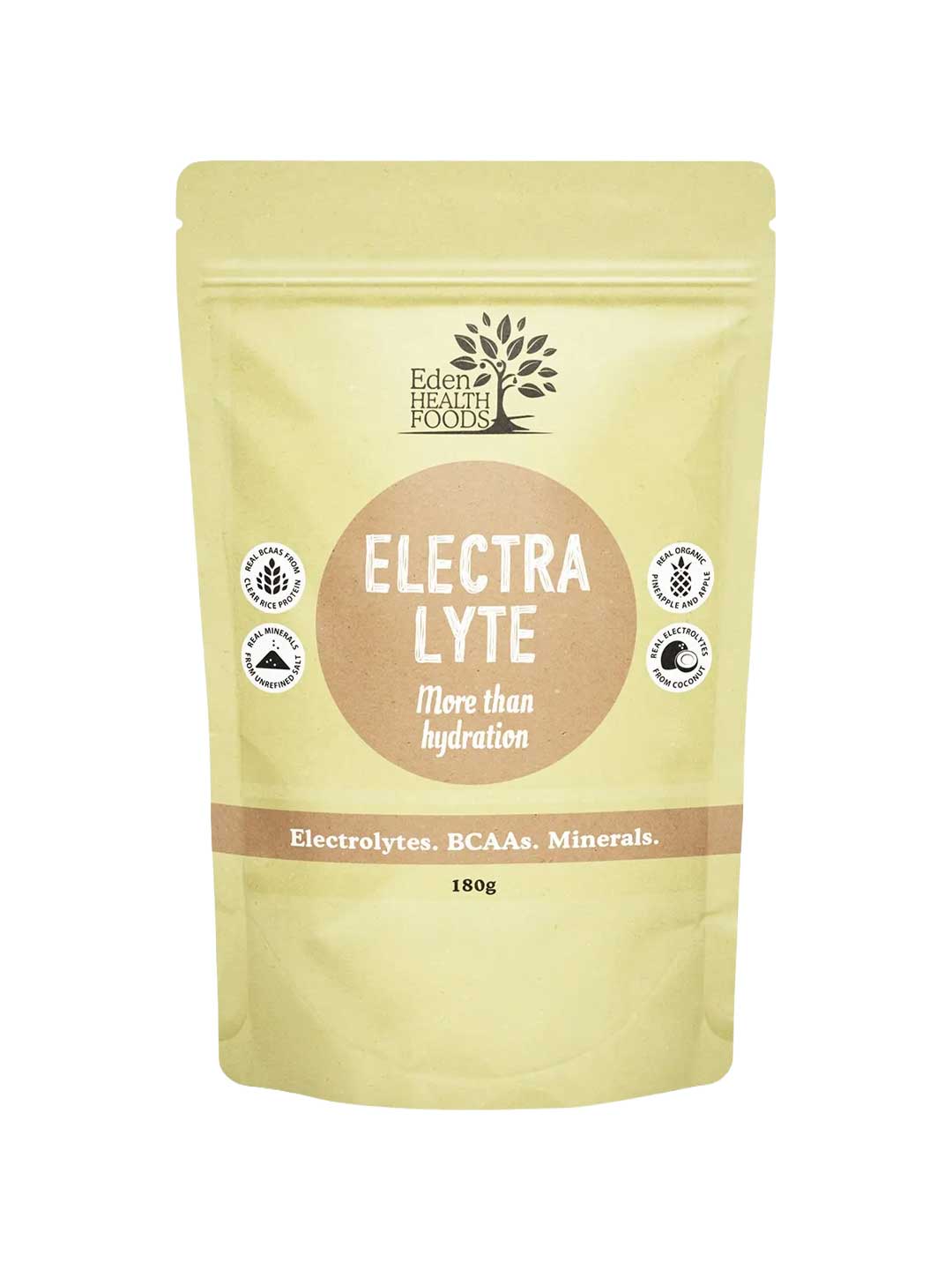 Eden Healthfoods Electra-Lyte Pineapple & Apple 180g, natural supplement