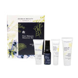 The Edible Beauty Pure Skincare Discovery 4 Piece Set offers a cleansing milk, serum, lotion, and moisturizer—a perfect way to sample luxurious Edible Beauty skincare essentials.