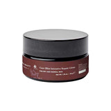 A dark brown jar with a black lid labeled "Edible Beauty & Coco Bliss Intensive Repair 50g," a ceramide cream for dry and normal skin to support the moisture barrier, is shown on a white background.