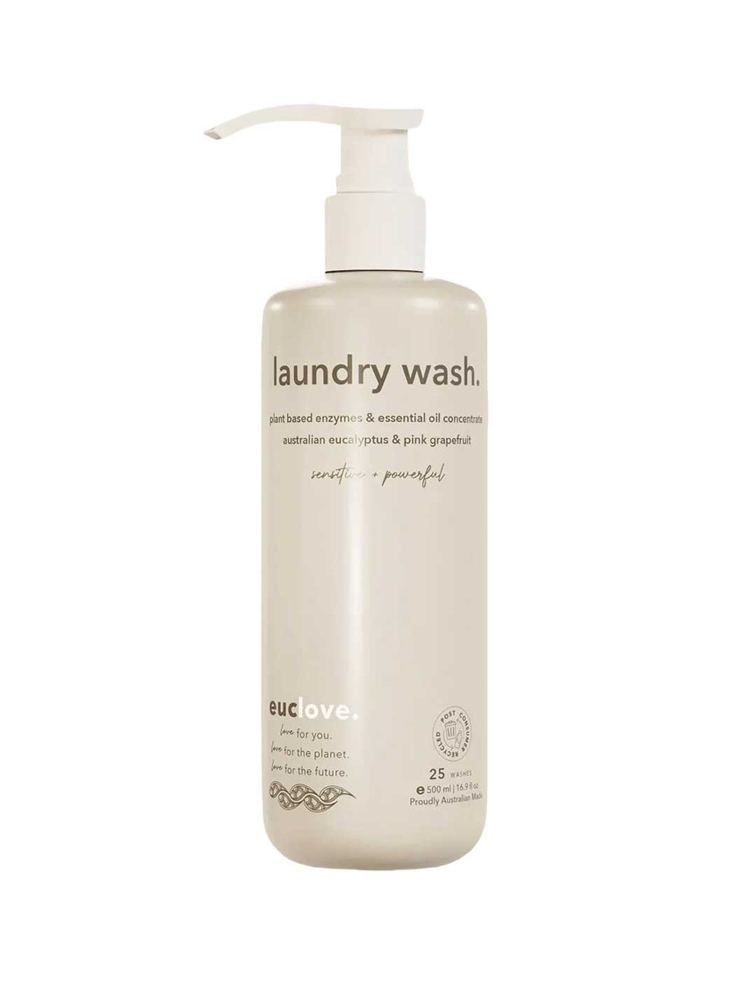 Euclove Laundry Wash, natural cleaning product