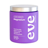 Eve Wellness A Juicy Dose of Magnesium - Magnesium Glycinate 60 caps delivers magnesium for muscle relaxation and restful sleep in a purple container with a silver lid—60 vegetable capsules to help promote calm and relaxation.