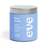 Eve Wellness Bloat Buddy 60 caps is a blue container with 60 vegetable capsules designed to support healthy digestion and ease abdominal bloating, discomfort, and feelings of fullness.