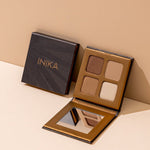 Lifestyle photo of INIKA Organic Eyeshadow Quad in Wind
