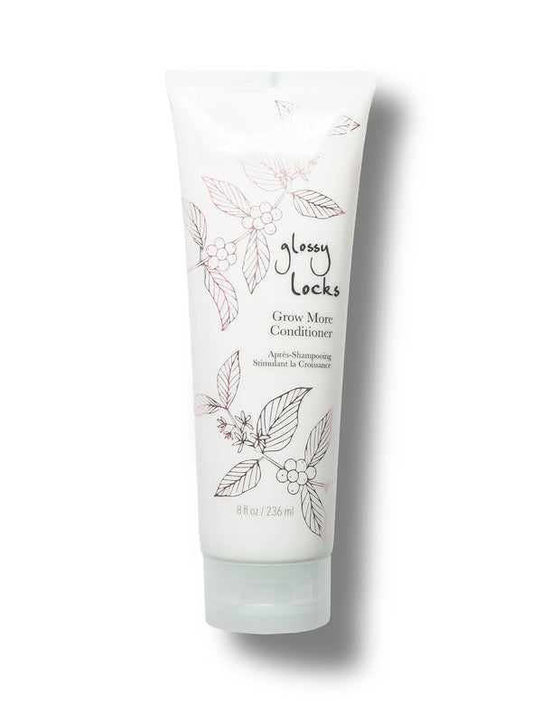 100% Pure Glossy Locks Grow More Conditioner — official front packaging image