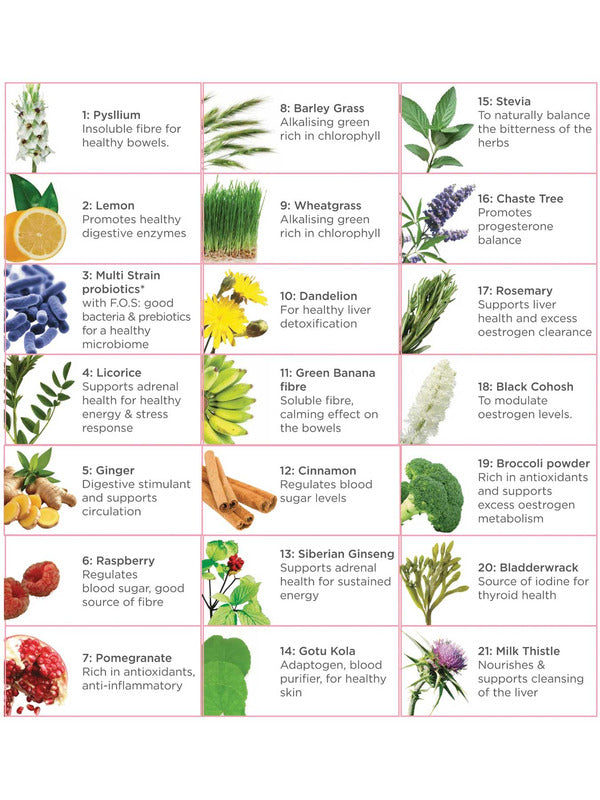 Natural Health by Meah Fem21 21-ingredient guide