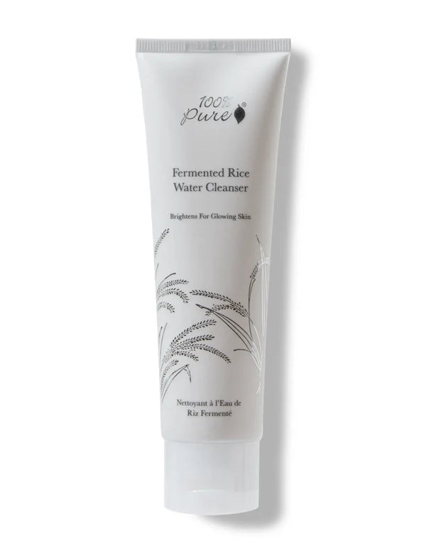 100% Pure Fermented Rice Water Cleanser 100ml — official front packaging image