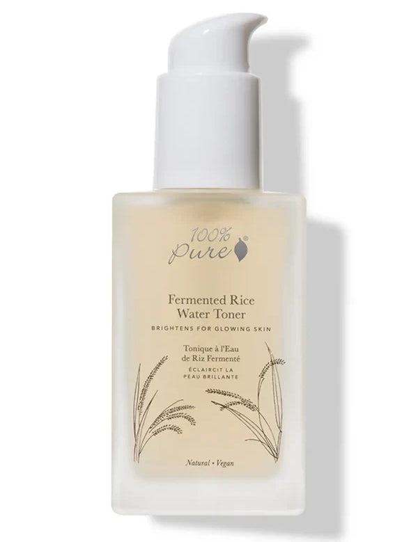 100% Pure Fermented Rice Water Toner 100ml — official front packaging image