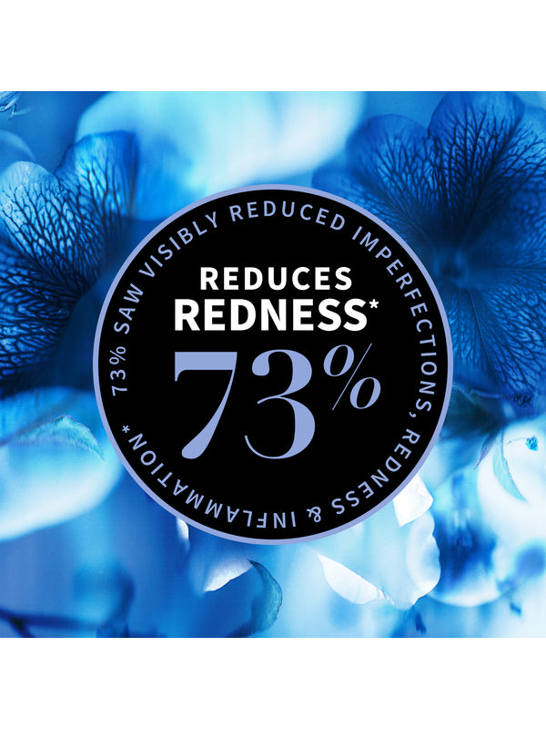 Reduces redness by 73 percent claim panel for Antipodes Flora Hyaluronic Mask