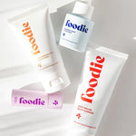 The four products of the Foodie Juicy Skin Face Kit