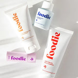 The four products of the Foodie Juicy Skin Face Kit