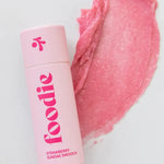 Swatch of Foodie Strawberry Sundae Smooch Lip Balm
