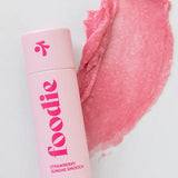 Swatch of Foodie Strawberry Sundae Smooch Lip Balm