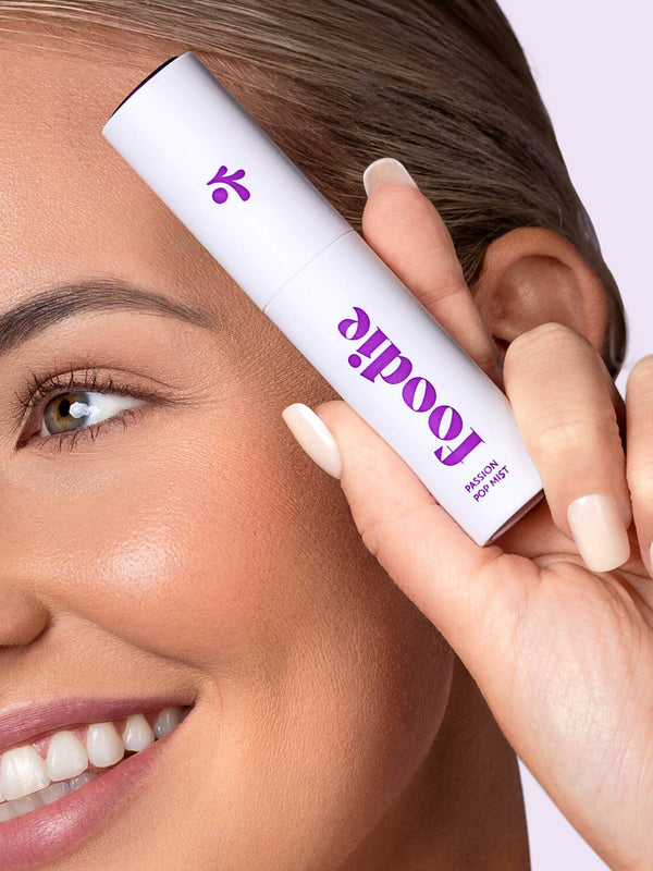 Model using Foodie Passion Pop Face and Body Mist