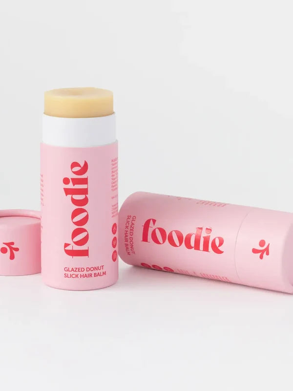 Foodie Glazed Donut Slick Hair Balm stick close up