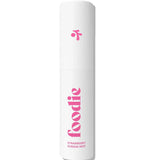A white cylindrical spray bottle labeled "foodie" in pink, with "STRAWBERRY SUNDAE MIST" at the bottom and a small pink icon above the brand name. This Australian-made 10ml face & body mist features a sweet strawberry scent.