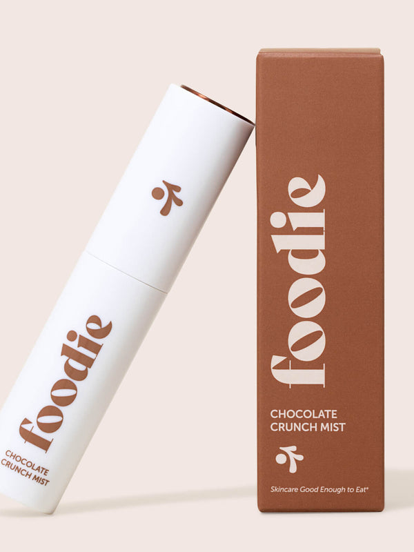 Foodie Chocolate Crunch Face and Body Mist in the hand
