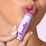 Model wearing Foodie Passion Pop Pout Lip Balm