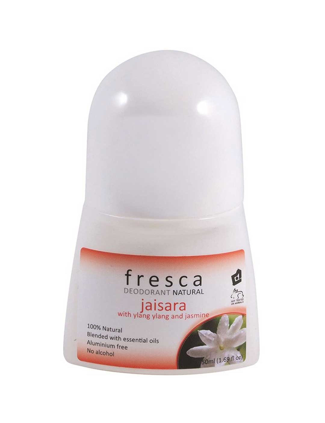 Fresca deodorant bottle on a white background