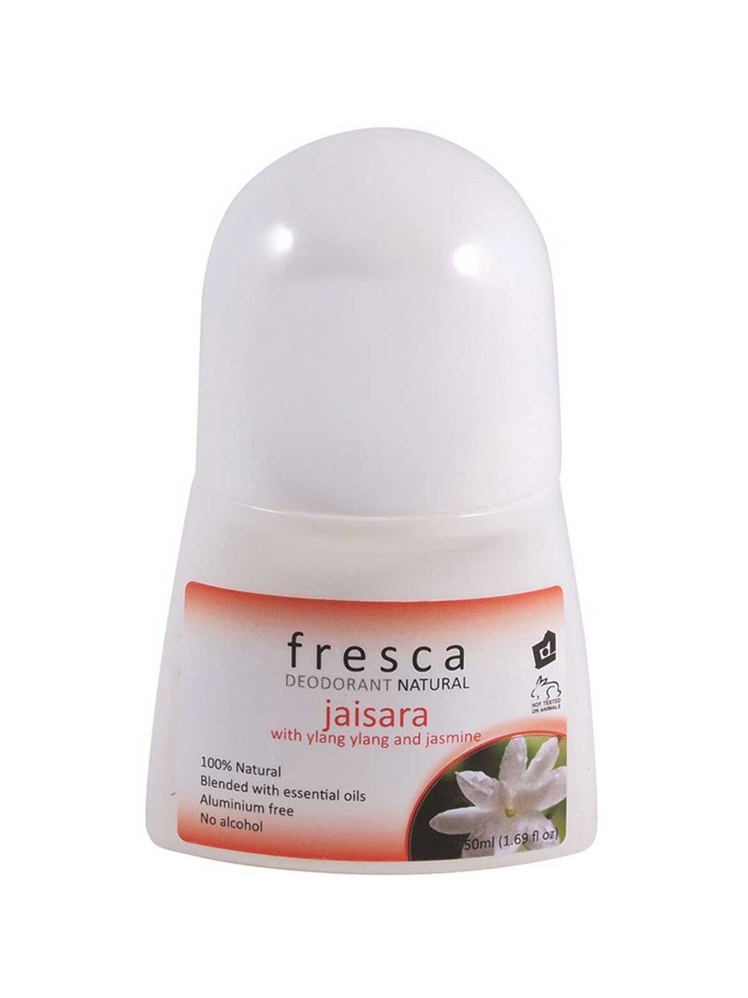 Fresca deodorant bottle on a white background