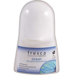 Fresca Ocean deodorant bottle on a white background