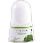 Fresca deodorant roll-on bottle on a white background