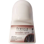 Fresca wooden spice deodorant bottle on a white background