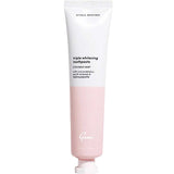 Tube of Gem Triple Whitening Toothpaste Coconut Mint with pinkish cream on a white background
