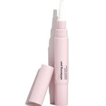 Pink Gem Whitening Pen in Crisp Mint flavour with cap on a white background