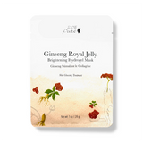 100% Pure Ginseng Royal Jelly Brightening Hydrogel Mask