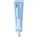 Tube of Grants Whitening + HA toothpaste on a white background
