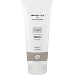 A white tube of Green People Shampoo - Scent Free 200ml, a natural and organic formula for all hair types. With green tea and prebiotics, it is 73% organic and ultra-gentle—ideal for sensitive scalps and skin.