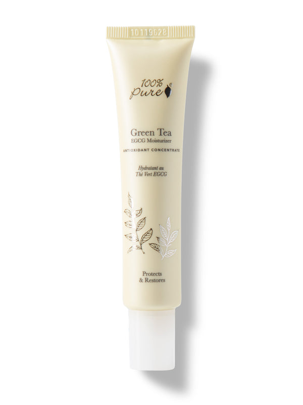 100% Pure Green Tea EGCG Concentrate Cream 40ml — official front packaging image