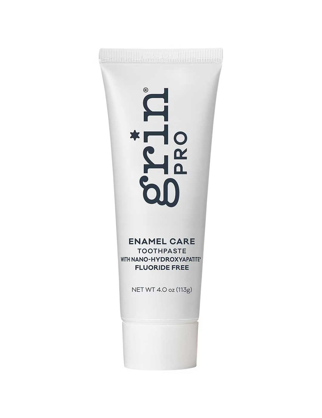 Tube of Enamel Care Toothpaste with Spun Pro branding on a white background