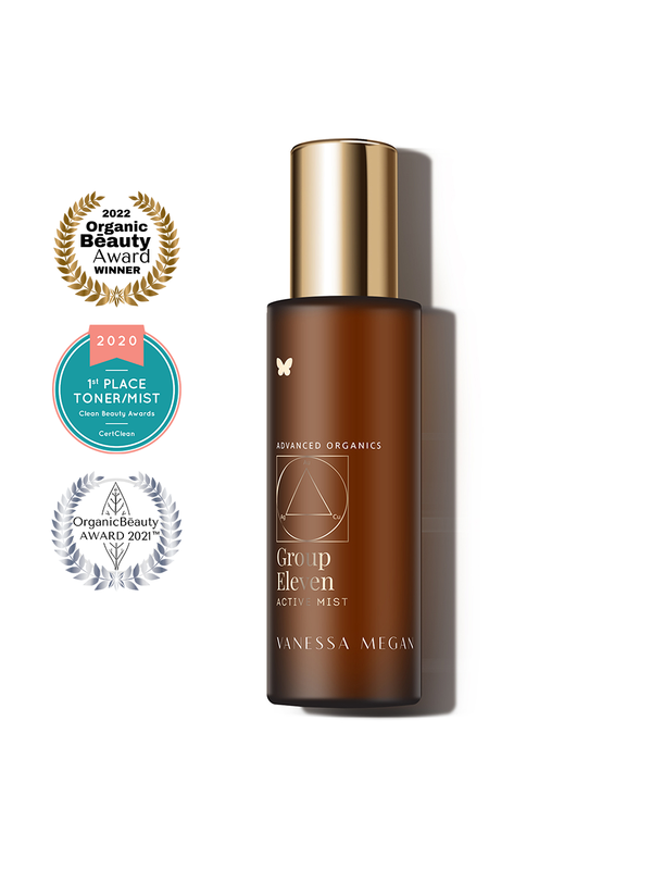 Vanessa Megan Group 11 Active Mist with its award badges