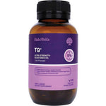 Hab Shifa TQ+ Ultra Strength Black Seed Oil 120 Caps comes in a brown bottle with a purple label, containing 120 vegetarian softgels. Rich in thymoquinone, it promotes immune support and cardiovascular health.
