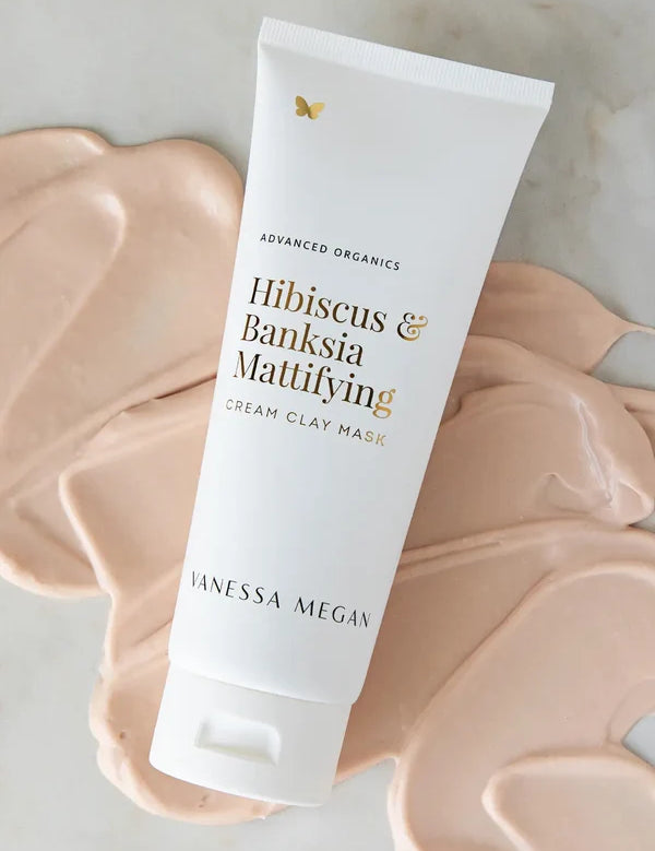 Vanessa Megan Hibiscus and Banksia Mattifying Clay Mask texture photo