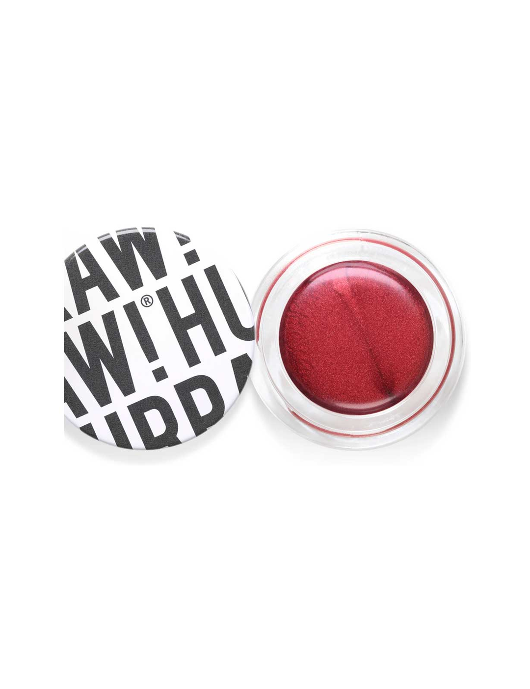 Hurraw! Crimson Aura Balm 5.8g pot with lid on a white background