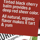 Hurraw! Organic Lip Balm - Black Cherry