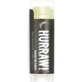 A 4.8g tube of Hurraw! Moon Lip Balm Blue Chamomile & Vanilla, featuring a dark label with a crescent moon graphic—ideal for overnight vegan lip care.