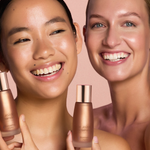 Model with The Jojoba Company Illuminating Jojoba
