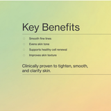Key benefits panel for The Jojoba Company Jojoba Boost Skin Renewal