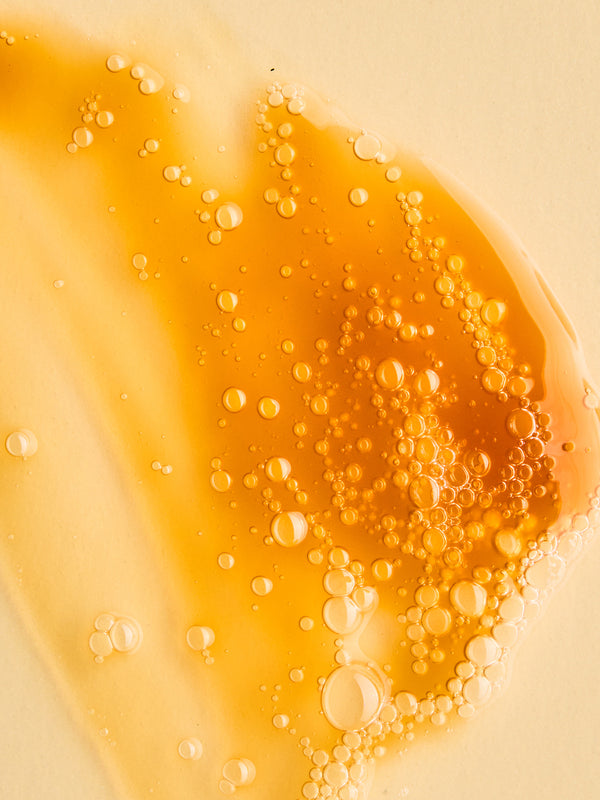 Golden gel texture of Antipodes Juliet Anti-Blemish Gel Cleanser