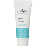 A white tube of Juniper Teen Exfoliant 100g for oily, blemished and acne-prone skin, centred on a white background.