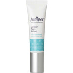 A white tube of Juniper Juniper Teen Lotion 50ml, an oil-balancing moisturiser for teenage, acne-prone skin, with a white cap and light blue label displaying the Juniper logo and product information.